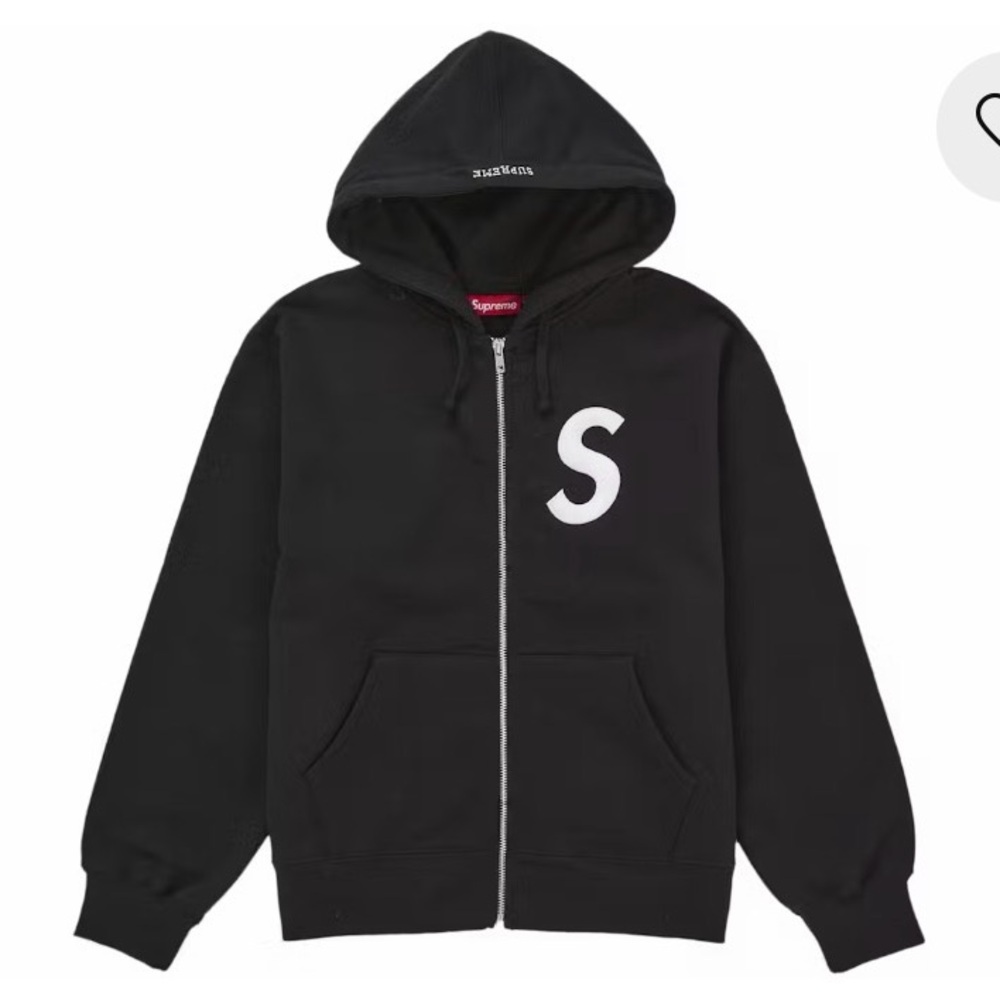 Supreme s logo zip up fw25